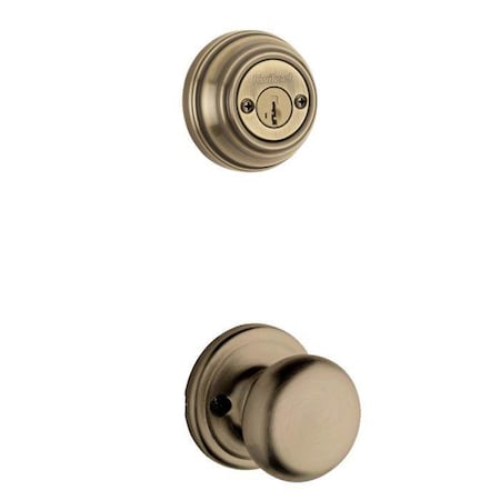 Kwikset Hancock Knob Interior Double Cylinder Handleset Trim 967H-5-SMT-GC